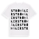 White t-shirt med Strömåker ordlek t-shirt
