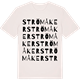 Vintage White t-shirt med Strömåker ordlek t-shirt