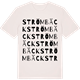 Vintage White t-shirt med Strömbäck ordlek t-shirt