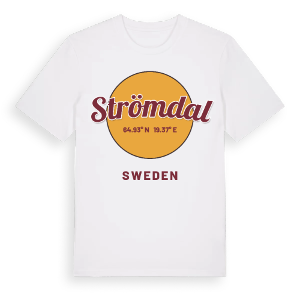 Strömdal cirkel t-shirt – ekologisk bomull t-shirt från Pinshirt