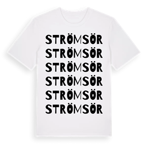 Strömsör ordlek t-shirt – ekologisk bomull t-shirt från Pinshirt