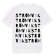 White t-shirt med Strömvik ordlek t-shirt