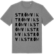 Mid Heather Gray t-shirt med Strömvik ordlek t-shirt