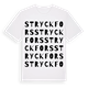 White t-shirt med Stryckfors ordlek t-shirt