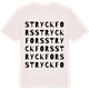 Vintage White t-shirt med Stryckfors ordlek t-shirt
