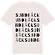 Vintage White t-shirt med Sundbäck ordlek t-shirt