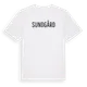 White t-shirt med Sundgård i Sverige t-shirt