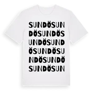 Sundö ordlek t-shirt – ekologisk bomull t-shirt från Pinshirt