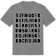 Mid Heather Gray t-shirt med Sundsgården ordlek t-shirt