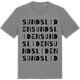 Mid Heather Gray t-shirt med Sundsliden ordlek t-shirt