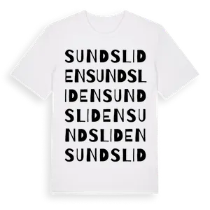 Sundsliden ordlek t-shirt – ekologisk bomull t-shirt från Pinshirt