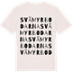 Vintage White t-shirt med Svämyrbodarna ordlek t-shirt