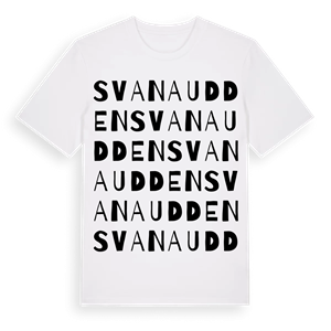 Svanaudden ordlek t-shirt – ekologisk bomull t-shirt från Pinshirt