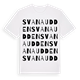 Svanaudden ordlek t-shirt