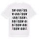 Svannäs ordlek t-shirt