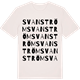 Vintage White t-shirt med Svanström ordlek t-shirt
