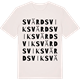 Vintage White t-shirt med Svärdsvik ordlek t-shirt
