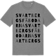 Mid Heather Gray t-shirt med Svartbergsfäbodarna ordlek t-shirt