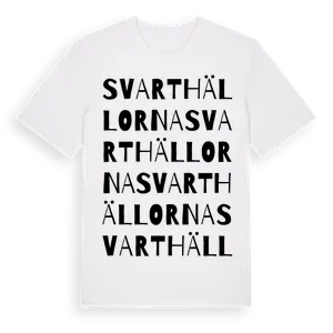 Svarthällorna ordlek t-shirt – ekologisk bomull t-shirt från Pinshirt