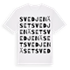 Svedjenäset ordlek t-shirt