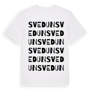 Svedun ordlek t-shirt – ekologisk bomull t-shirt från Pinshirt