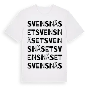 Svensnäset ordlek t-shirt – ekologisk bomull t-shirt från Pinshirt