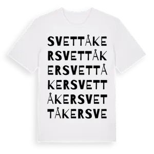 Svettåker ordlek t-shirt – ekologisk bomull t-shirt från Pinshirt