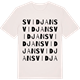 Vintage White t-shirt med Svidjan ordlek t-shirt
