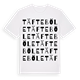 White t-shirt med Täfteböle ordlek t-shirt