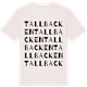 Vintage White t-shirt med Tallbacken ordlek t-shirt