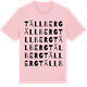 Pink Cotton t-shirt med Tällberg ordlek t-shirt