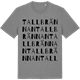 Mid Heather Gray t-shirt med Tallbrännan ordlek t-shirt