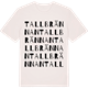 Vintage White t-shirt med Tallbrännan ordlek t-shirt