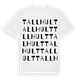 White t-shirt med Tallhult ordlek t-shirt