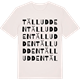 Vintage White t-shirt med Tälludden ordlek t-shirt