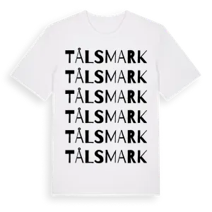 Tålsmark ordlek t-shirt – ekologisk bomull t-shirt från Pinshirt