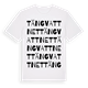 Tängvattnet ordlek t-shirt