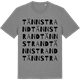 Mid Heather Gray t-shirt med Tännstrand ordlek t-shirt