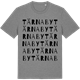Mid Heather Gray t-shirt med Tärnaby ordlek t-shirt