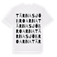 Tärnasjöbroarna ordlek t-shirt