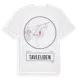 White t-shirt med Tavleliden t-shirt