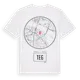 White t-shirt med Teg t-shirt