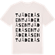 Vintage White t-shirt med Tjäderåsen ordlek t-shirt