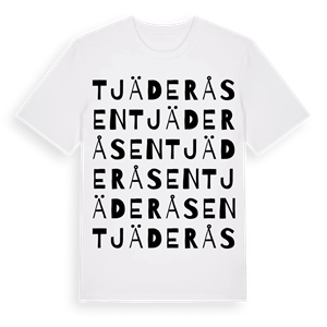 Tjäderåsen ordlek t-shirt – ekologisk bomull t-shirt från Pinshirt