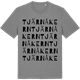 Mid Heather Gray t-shirt med Tjärnåkern ordlek t-shirt