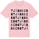 Pink Cotton t-shirt med Tjärnberg ordlek t-shirt