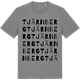 Mid Heather Gray t-shirt med Tjärnberg ordlek t-shirt