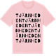 Pink Cotton t-shirt med Tjärnheden ordlek t-shirt