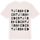 Vintage White t-shirt med Tjärnheden ordlek t-shirt