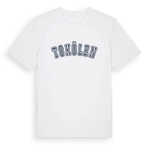 Tokölen college t-shirt – ekologisk bomull t-shirt från Pinshirt